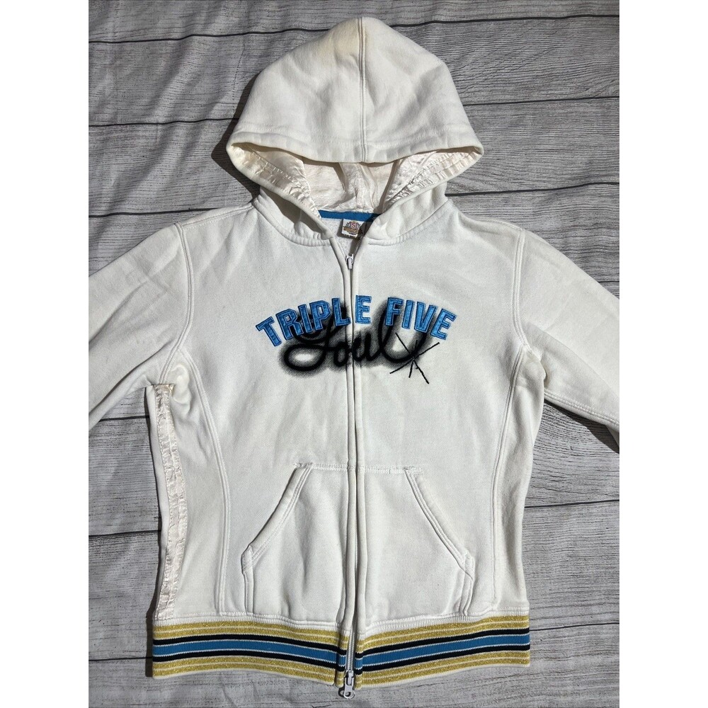 Vtg Y2K Triple Five Soul Hoodie Womens Sz M